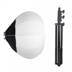 ZOMEI 26'' Lantern Quick Collapsible Softbox Diffuser with Bowens Mount and 9.2 ft/2.8 m Extendable Light Stand for  Portraits, Video Shooting etc.
